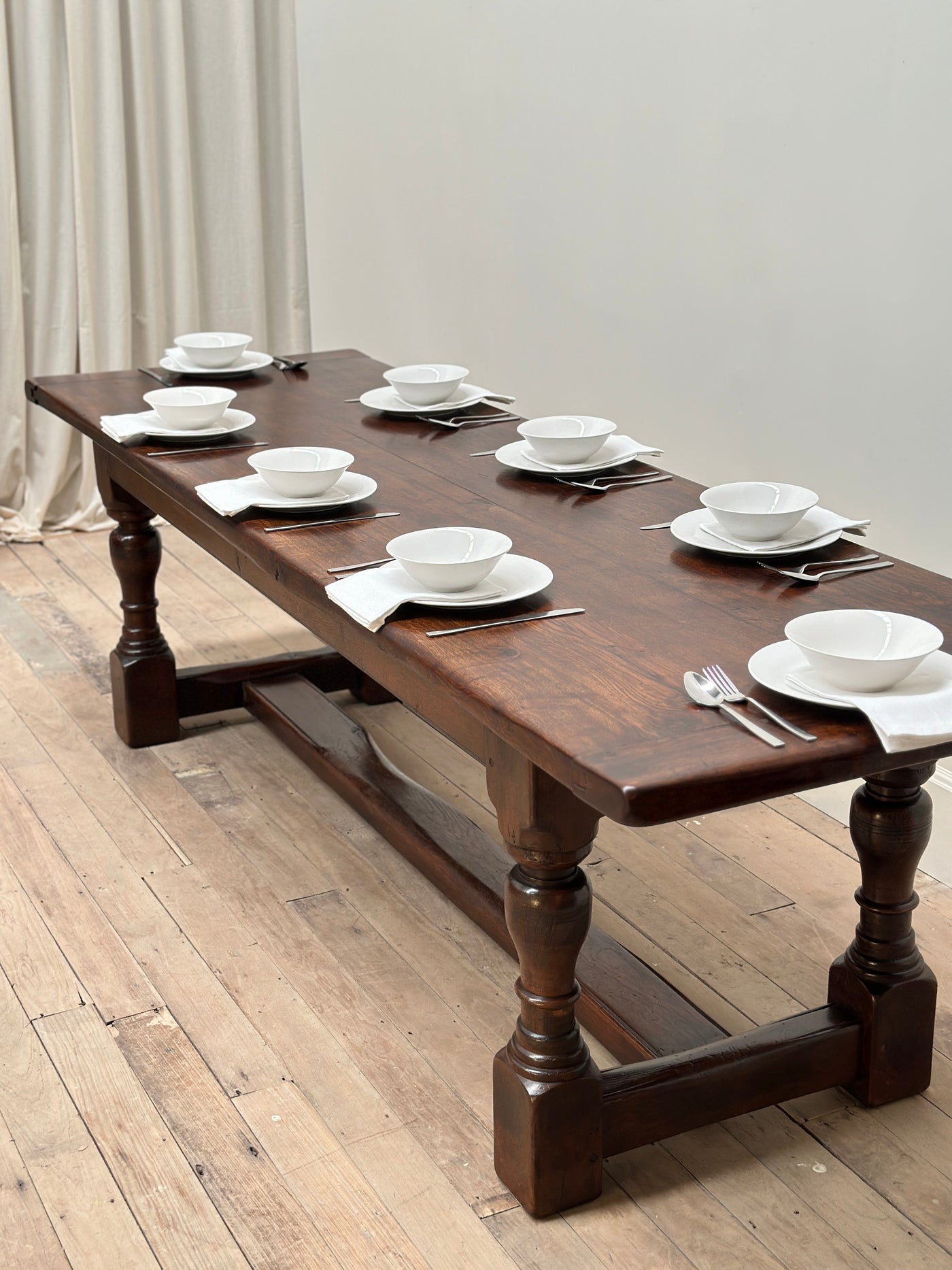 English Oak Monastery Table