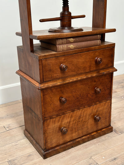 19th Century Linen or Book Press