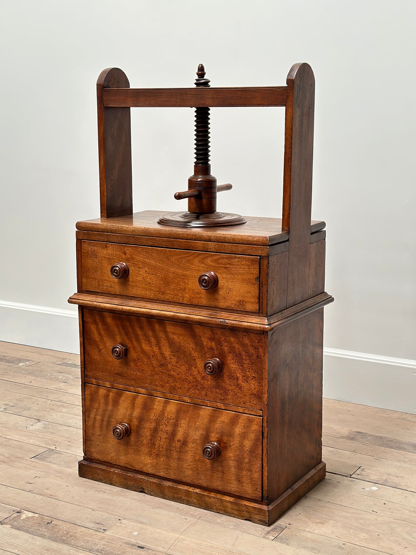 19th Century Linen or Book Press