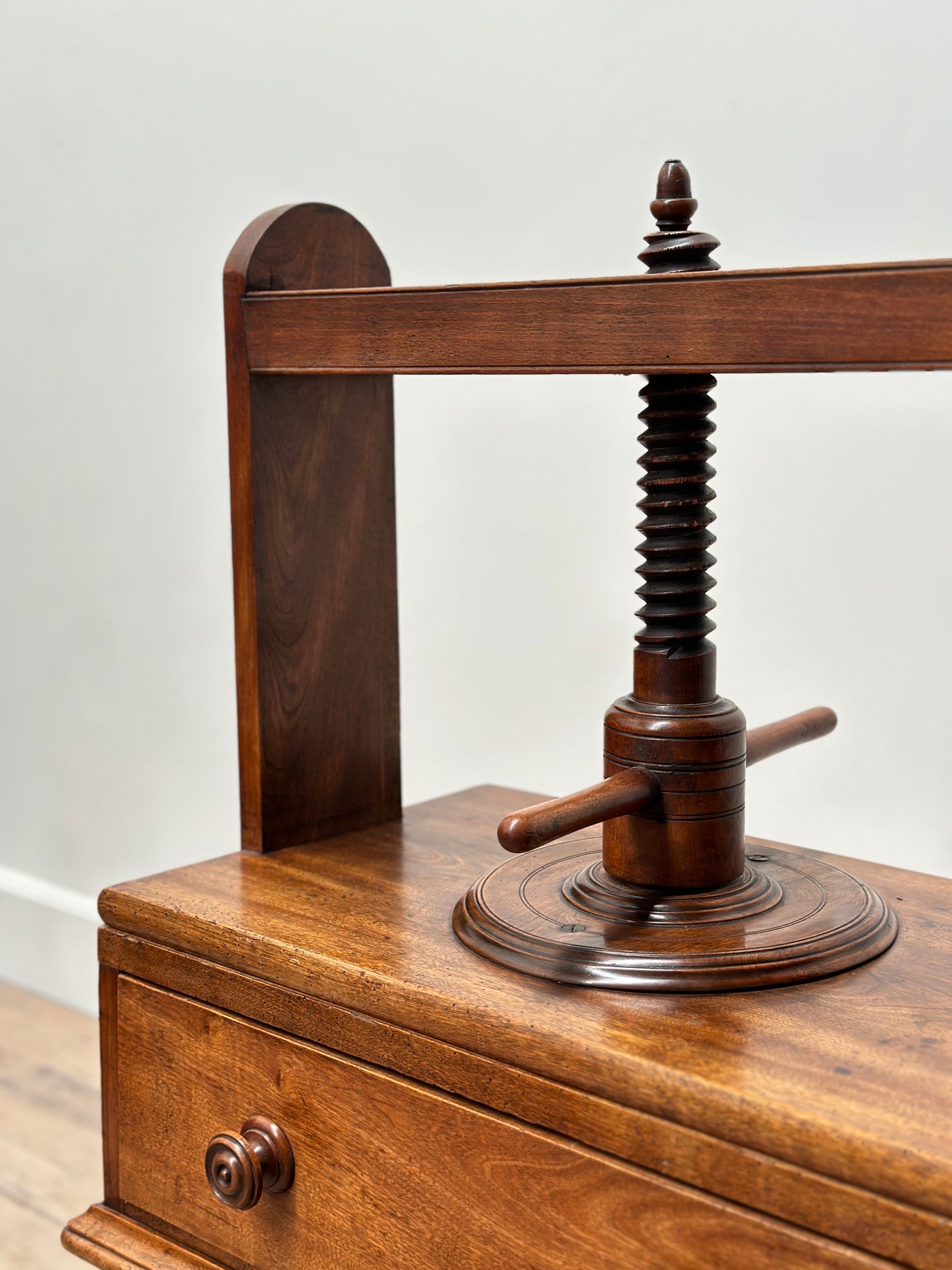 19th Century Linen or Book Press