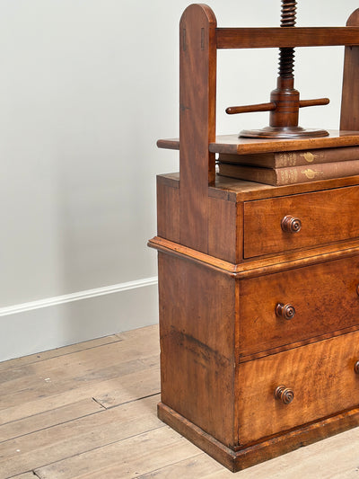 19th Century Linen or Book Press