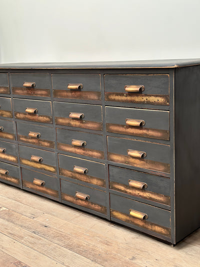 Vintage Bank of Drawers