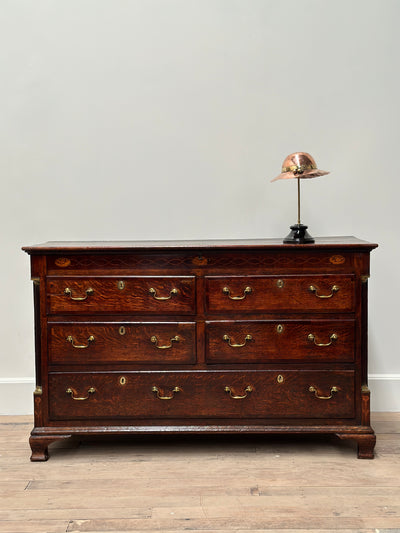 Georgian Oak Mule Chest of Drawers