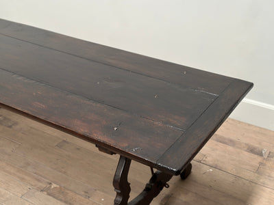 18th Century Spanish Walnut Dining Table