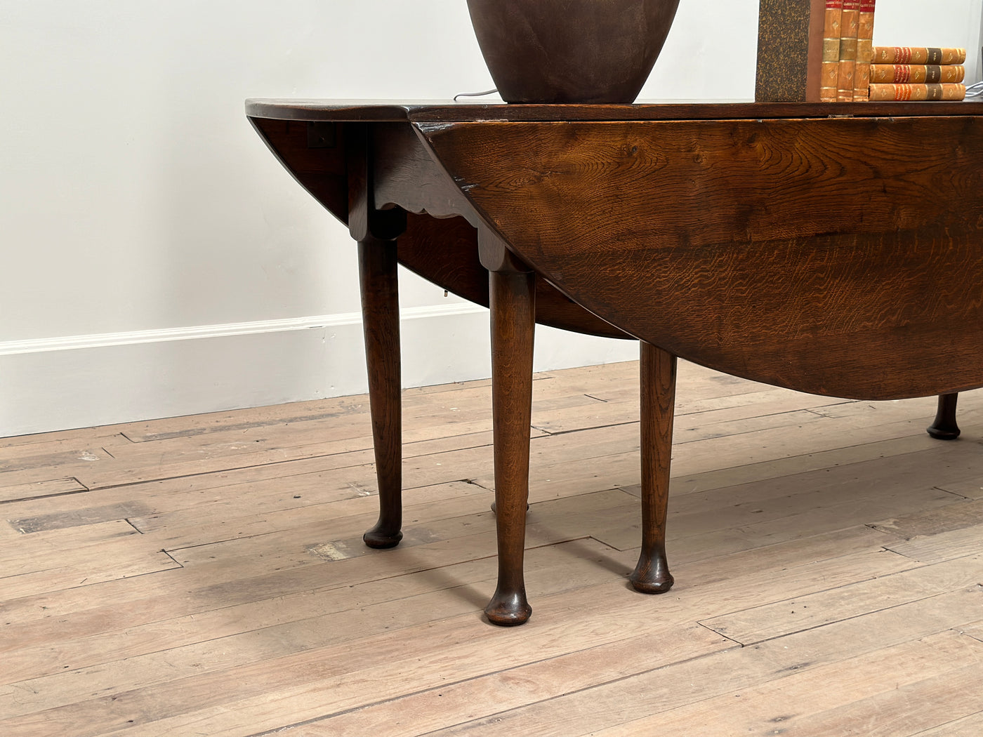 Large Irish Drop Leaf Dining & Console Table