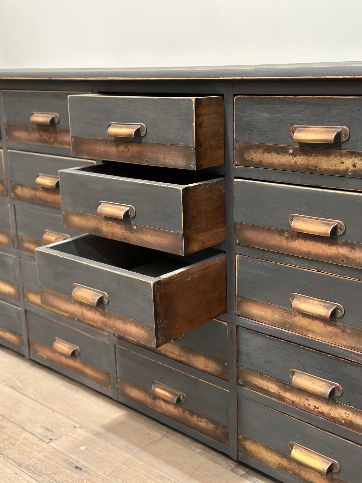 Vintage Bank of Drawers