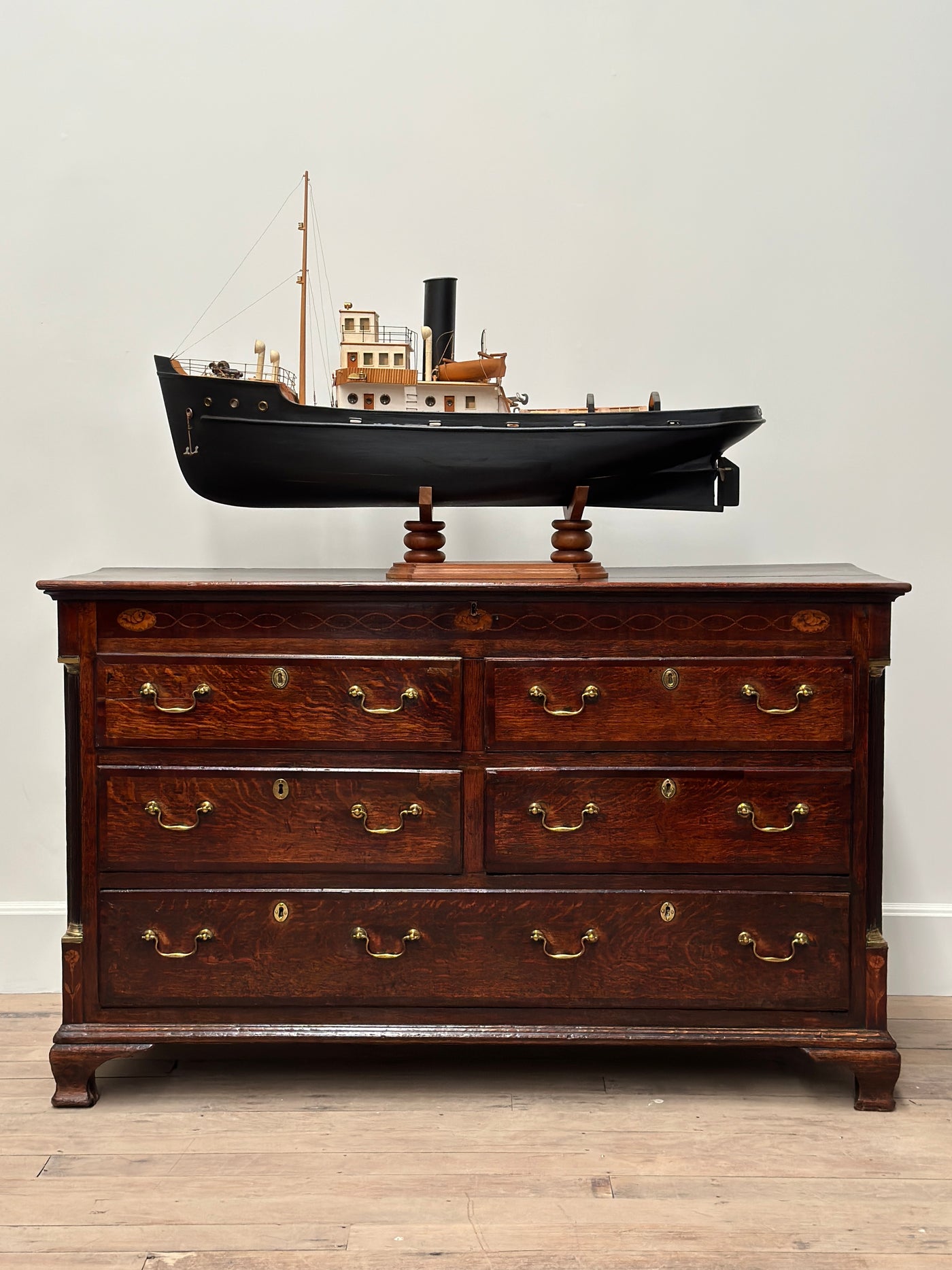 Georgian Oak Mule Chest of Drawers