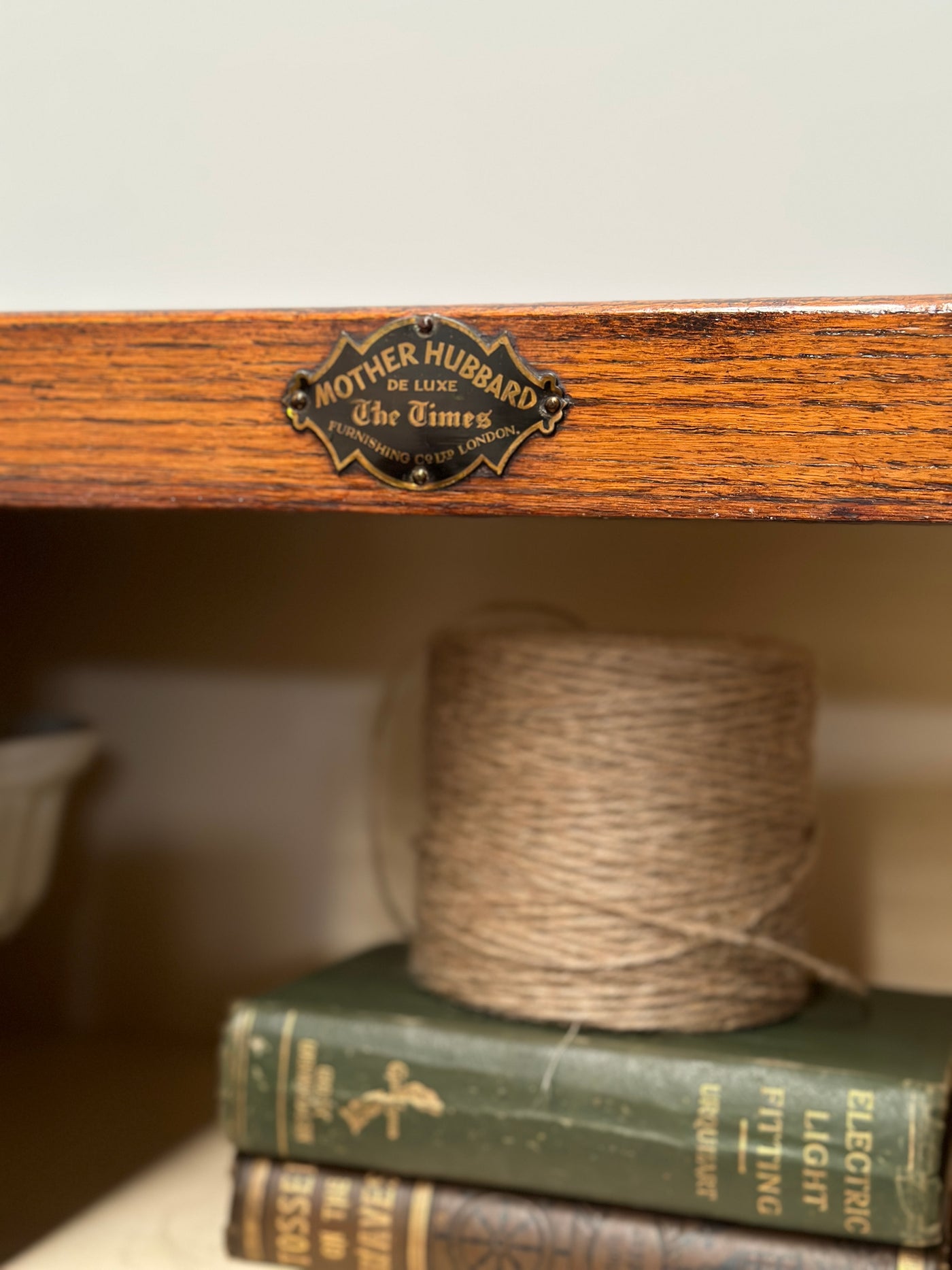 Antique English Kitchen Oak Cabinet