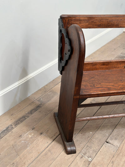 19th Century Reversible Tram Bench