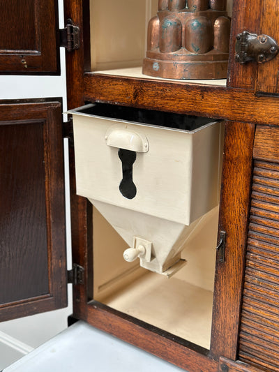 Antique English Kitchen Oak Cabinet