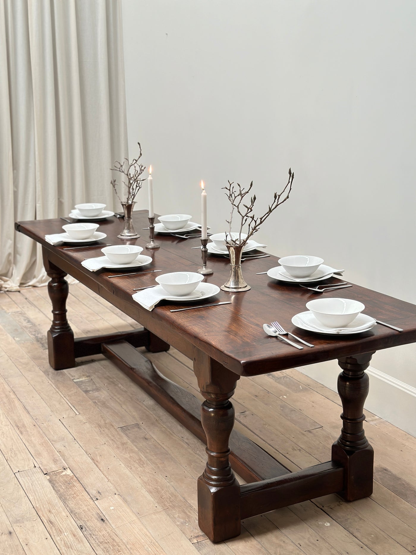 English Oak Monastery Table