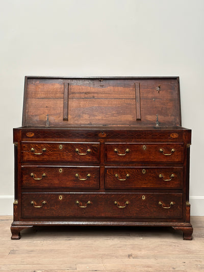 Georgian Oak Mule Chest of Drawers