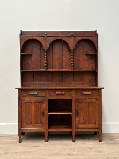 Antique Arts & Crafts Oak Dresser