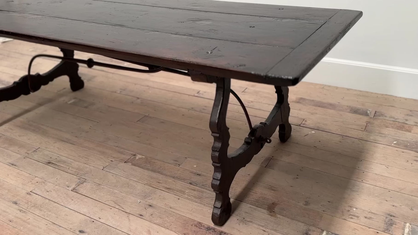 18th Century Spanish Walnut Dining Table