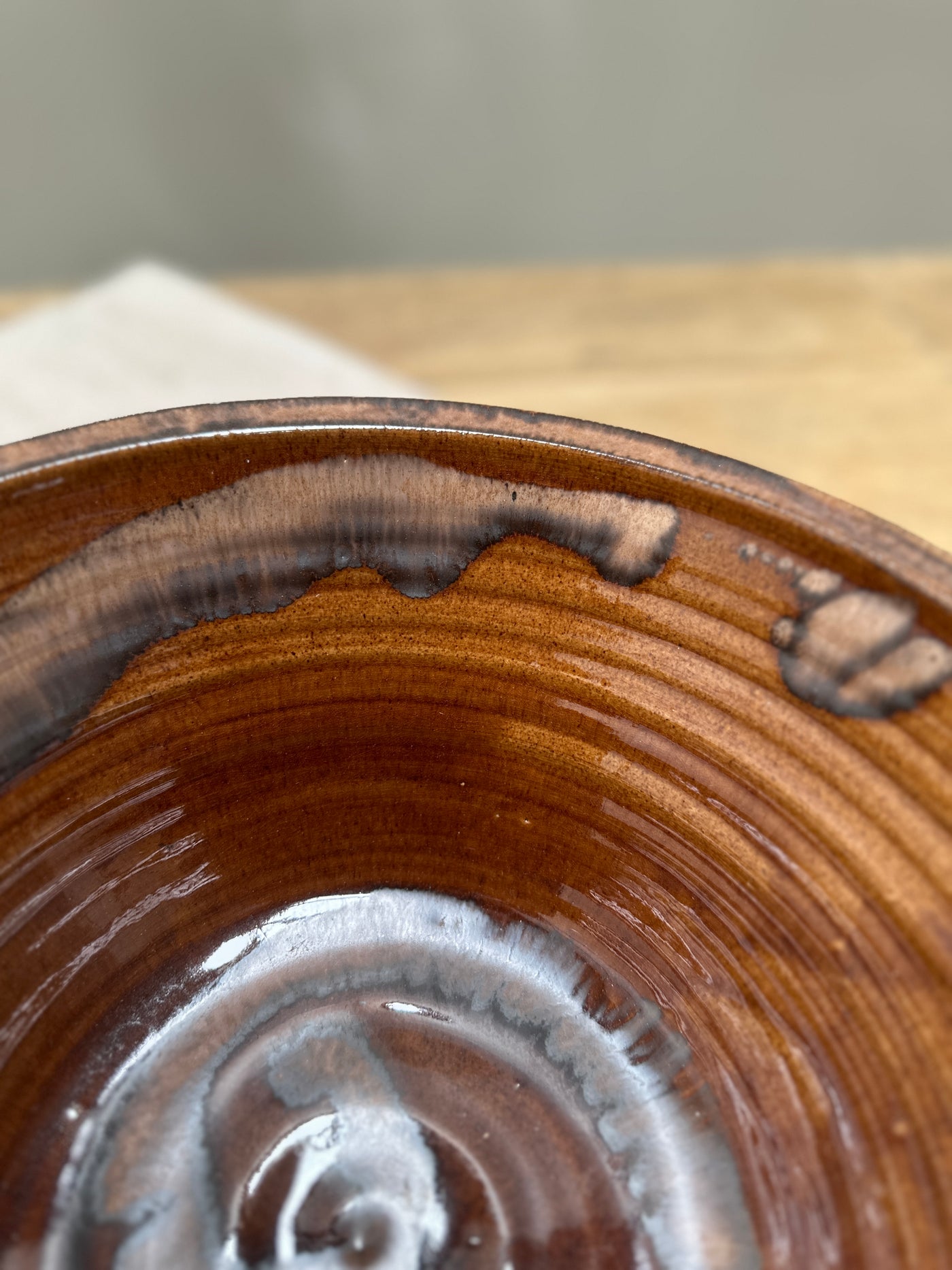 Glazed Studio Pottery Bowl