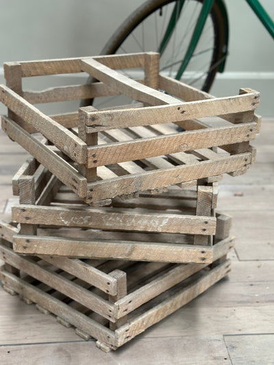 Vintage French Produce Crates