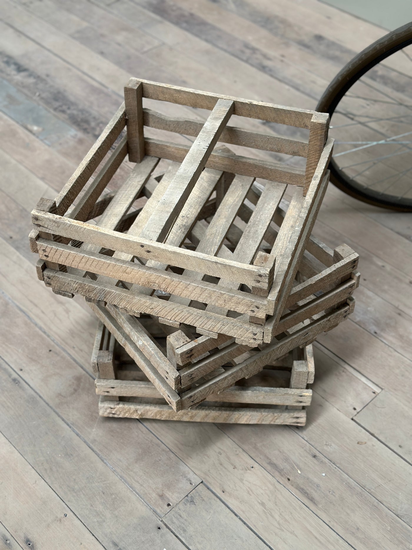 Vintage French Produce Crates