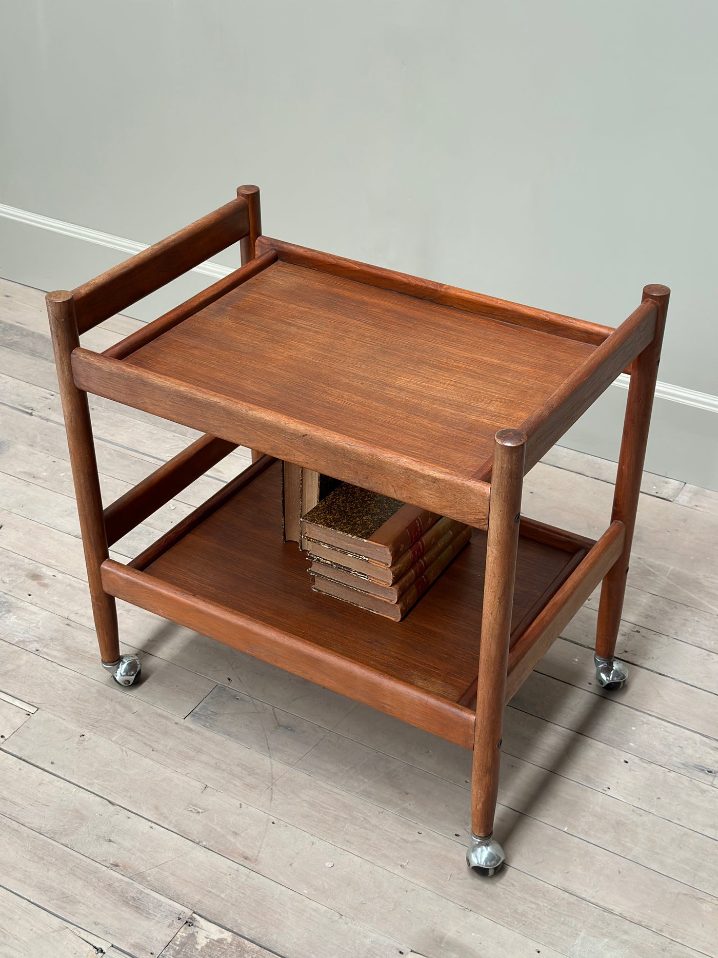 1960s Teak Bar Cart